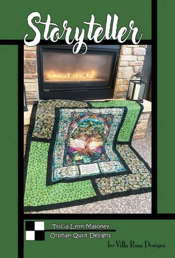 [VRD-OQ-STYTLLR] Storyteller Quilt Pattern by Orphan Quilts for Villa Rosa Designs