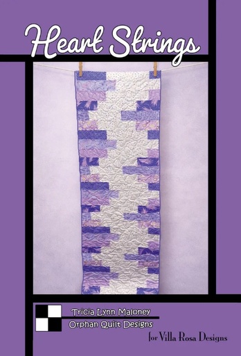 [VRD-HRTSTRINGS] Heart Strings Quilt Pattern by Orphan Quilts for Villa Rosa Designs