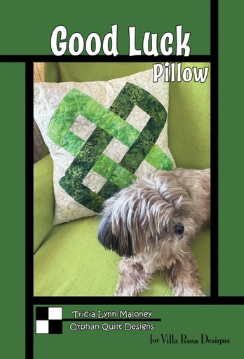 [VRD-OQ-GDLCK] Good Luck Pillow Pattern by Orphan Quilts for Villa Rosa Designs