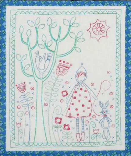 [RQ-239] Mille'S Garden Walk Embroidery Pattern From Rosalie Quinlan Designs