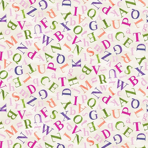 [HOF-5751-531] Things That Go From A to Z Letters Papyrus from Hoffman Fabrics