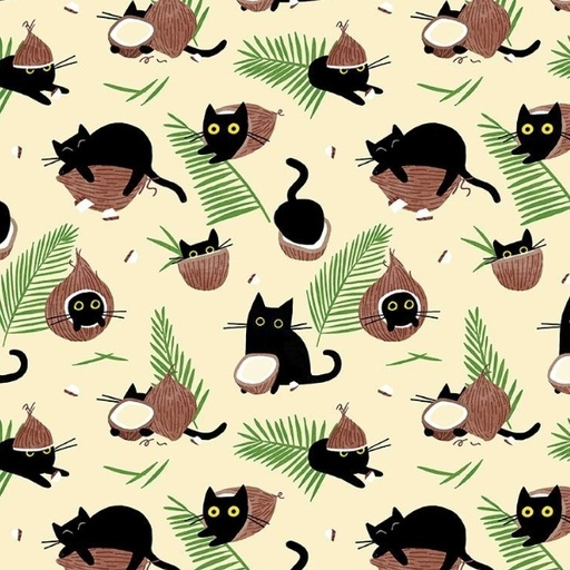 [DS-3327-CRM] Furruit Cocktail Cococats Cream by Leezaworks for Dear Stella