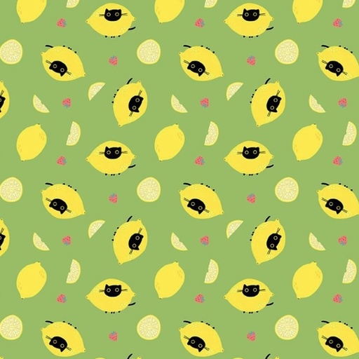 [DS-3330-TRTP] Furruit Cocktail Sour Puss Treetop by Leezaworks for Dear Stella