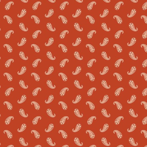 [MB-R651596D-RED] Bandana Bliss Paisley Red from Marcus Fabrics