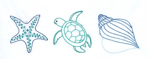 [JD-1600-764] Beach Perle Edge Pillowcases Pattern from Jack Dempsey Needle Art