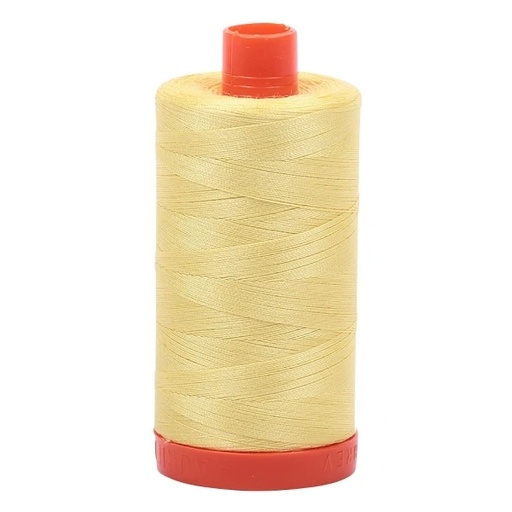 [MK-1050-2115] Aurifil 50 Wt. Thread - Lemon 2115