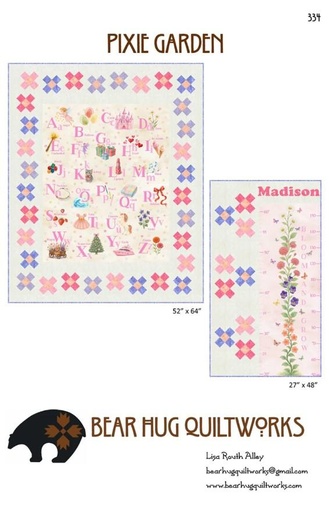 [BHQ-334] Pixie Garden Quilt Pattern from Bear Hug Quiltworks