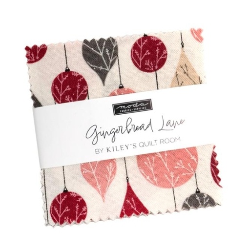 [MOD-26150-MC] Gingerbread Lane Mini Charm Pack by Kiley's Quilt Room for Moda Fabrics
