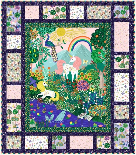 [PP-RainbVale] Rainbow Vale Quilt by Windham