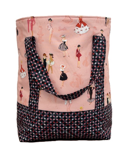 [PP-VintBGroc] Vintage Barbie Grocery Bag