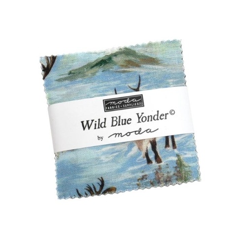 [MOD-33870-MC] Wild Blue Yonder Mini Charm Pack from Moda Fabrics
