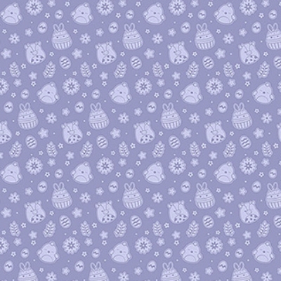 [NOR-SQ1018-82] Springtime Squishmallow Floral Purple from Northcott Fabrics