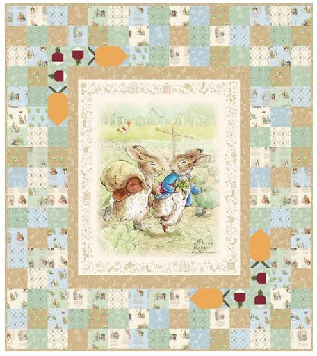 [PP-PeterGar] Peter's Garden Adventure Quilt Kit