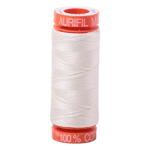 [MK-50SP200-6722] Aurifil 50 Wt. Thread - White 6722