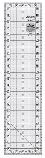 [CGR-BR6] Creative Grids Quilt Ruler Basic Range Rectangle 6" x 24"
