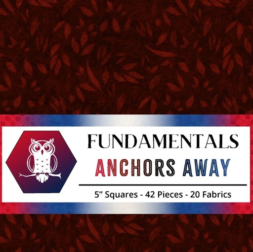 [LUM-NCHRSWY-05] Fundamentals Anchors Away Stamp from White Owl Textiles