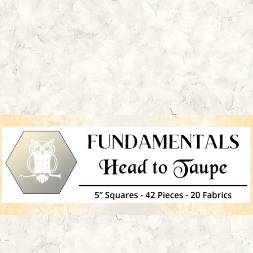 [LUM-HDTTP-05] Fundamentals Head to Taupe Stamp from White Owl Textiles