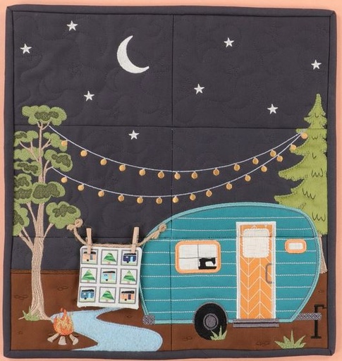 [PP-KHomeJune] Kimberbell Home Sewn June Tiling Scene Fabric Kit