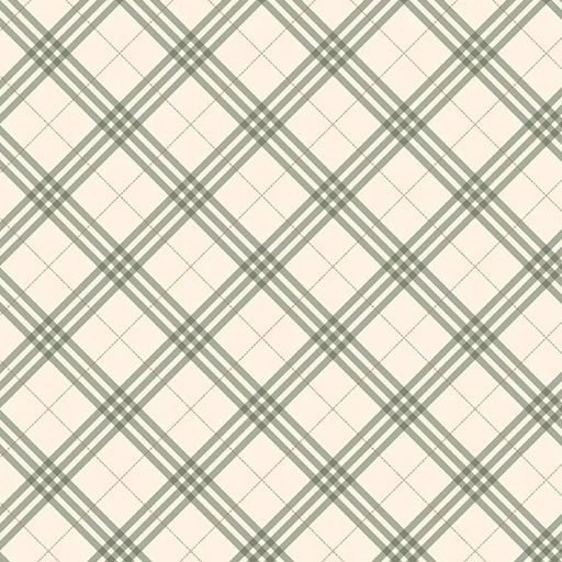 [RB-C17133-CRM] Coffee Time Plaid Cream from Riley Blake Designs