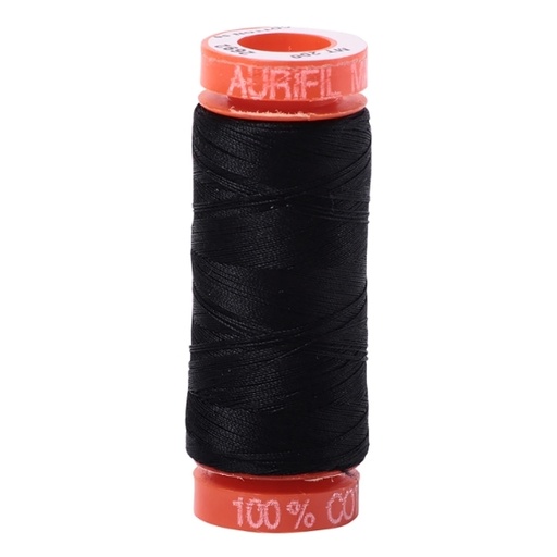 [MK-50SP200-2692] Aurifil 50Wt. Thread Black 2692