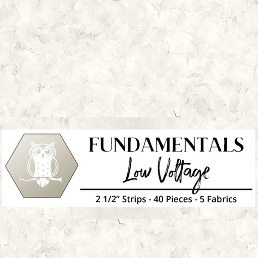 [LUM-LWVLTG-05] Fundamentals Low Voltage Stamp from White Owl Textiles