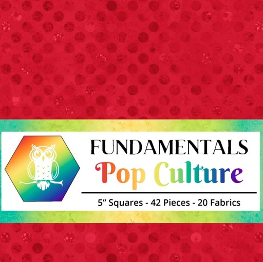 [LUM-PPCLTR-05] Fundamentals Pop Culture Stamp from White Owl Textiles