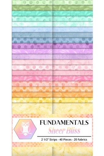 [LUM-SHRBLSS-2.5] Fundamentals Sheer Bliss Strip Pack from White Owl Textiles