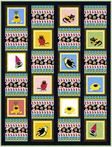 [PP-FurruitCo] Furruit Cocktail Quilt by Dear Stella