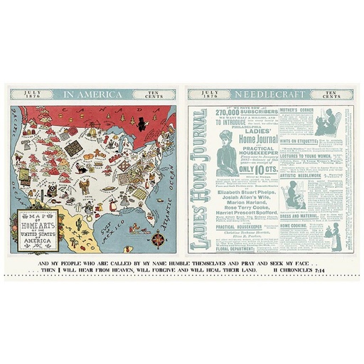 [RB-PD17342-PANEL] Sew America Pillow Panel from Riley Blake