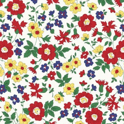 [MF-R351768D-MULTI] Aunt Grace Goes Bold Flower Garden Multi from Marcus Fabrics