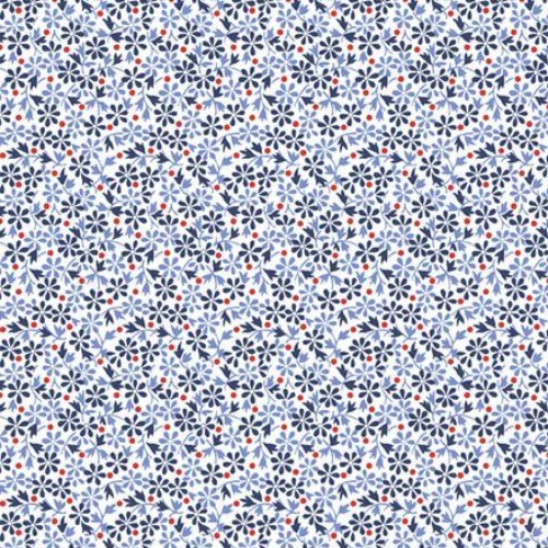 [MF-R351774D-SKY] Aunt Grace Goes Bold Daisy Sky from Marcus Fabrics