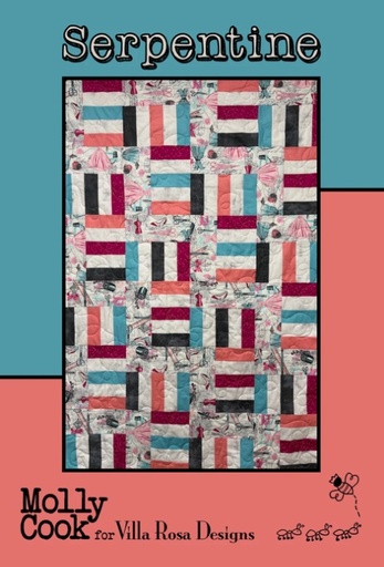 [VRD-MC-158] Serpentine Quilt Pattern by Molly Cook for Villa Rosa Designs