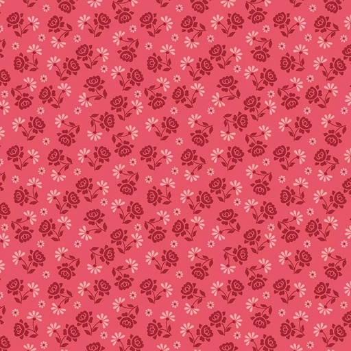 [RB-C17380-TEAROSE] Berry & Sage Roses Tea Rose by Lori Holt for Riley Blake