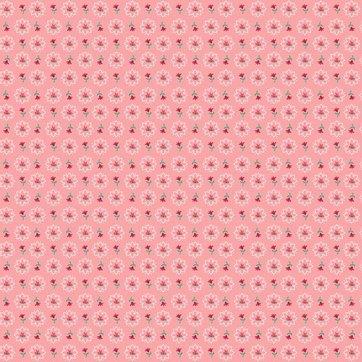 [RB-17381-CORAL] Berry & Sage Heritage Coral by Lori Holt for Riley Blake
