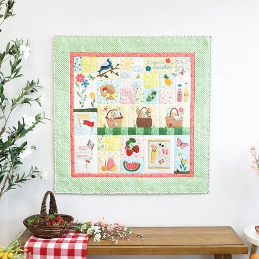 [KBD-KD-822] Sippin' On Sunshine Embroidery Designs and Pattern Instructions from Kimberbell Designs