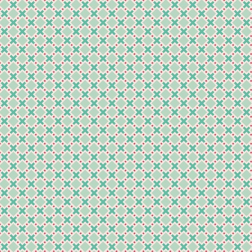 [RB-C17396-SAGE] Berry & Sage Criss Cross Sage by Lori Holt for Riley Blake