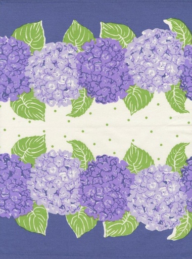 [MOD-920-319] 16" Classic Retro Floral Hydrangea Toweling from Moda Fabrics