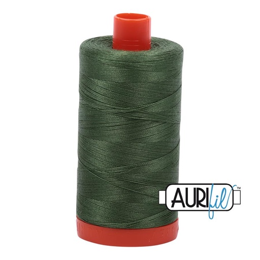 [MK-50-2890] Aurifil 50 Wt. Thread- Very Dark Grass Green 2890