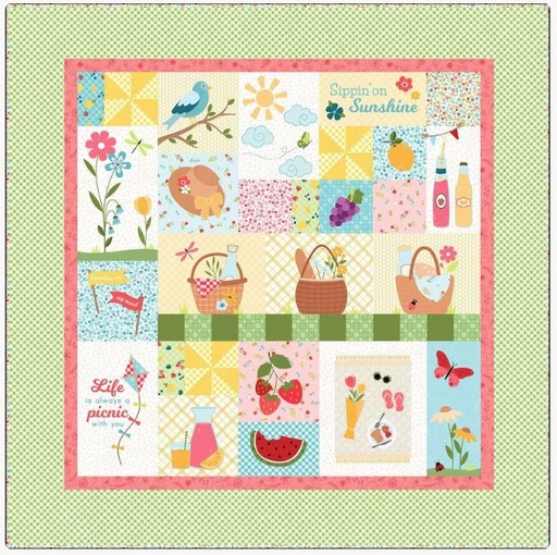 [PP-SippinSun] Sippin' On Sunshine Kimberbell Fabric Kit