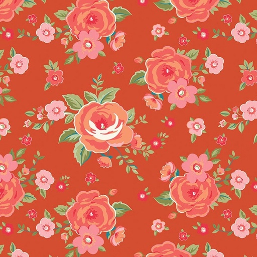 [RB-C17420-CINNAMON] Peach Cobbler Heirloom Cinnamon from Riley Blake