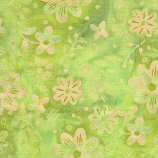[LUM-42250-1615] Spring Fling Batik Garden Green Pistachio from Lumin Fabrics