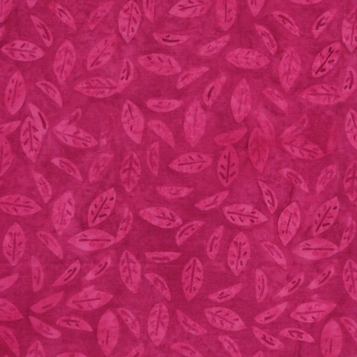 [LUM-42250-4180] Spring Fling Batik Leaves Pink Valentino from Lumin Fabrics