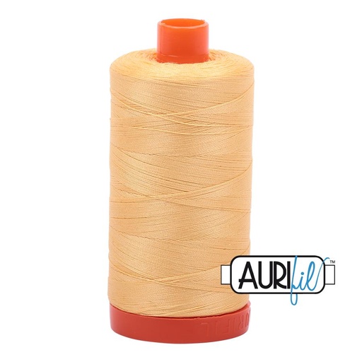 [MK-50-2130] Aurifil 50 Wt. Thread- Medium Butter 2130