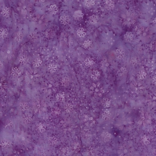 [LUM-42250-5443] Spring Fling Batik Scttered Flowers Purple from Lumin Fabrics