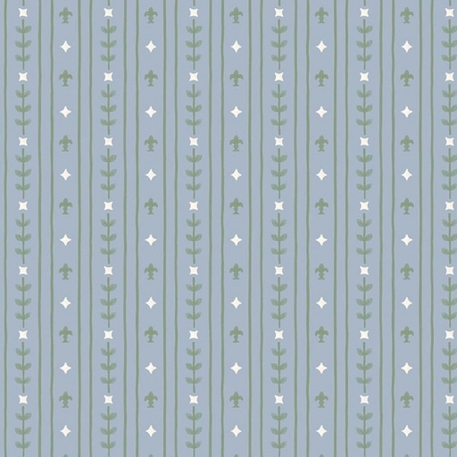 [RB-17433-sky] Faraway Kingdom Royal Stripe Sky from Riley Blake