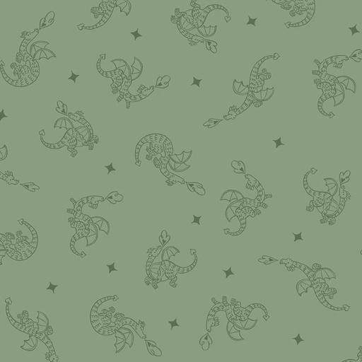 [RB-17432-forest] Faraway Kingdom Dragon Flight Forest from Riley Blake
