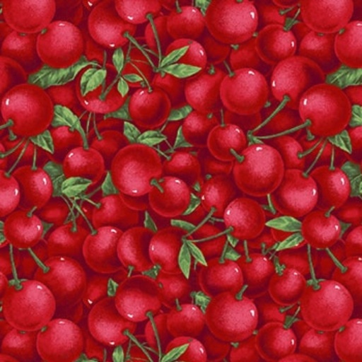 [HG-2221-86] Cherries Baby Packed Cherries Red from Henry Glass