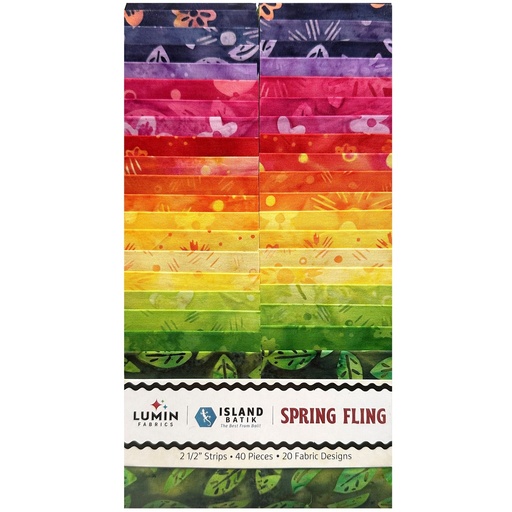 [LUM-SPRNGFLNG-SP] Spring Fling 2 1/2" Strip Pack from Lumin Fabrics