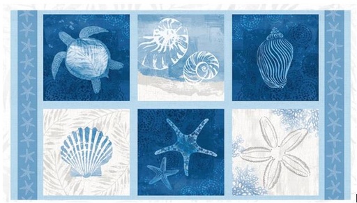 [LUM-W145-860] Take Me to The Sea Panel by PDR Studios for Lumin Fabrics