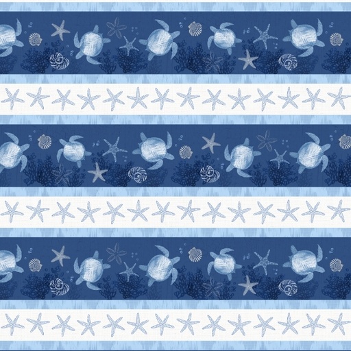 [LUM-W145-002860] Take Me to The Sea Repeating Stripe Multi by PDR Studios for Lumin Fabrics